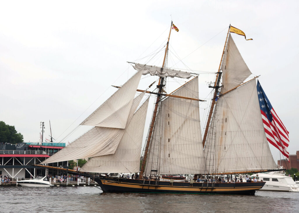 Ken Stanek Pride of Baltimore II in the Inner Harbor
