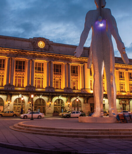 Baltimore’s Pennsylvania Station is a popular stop on Amtrak's busy Northeast corridor.