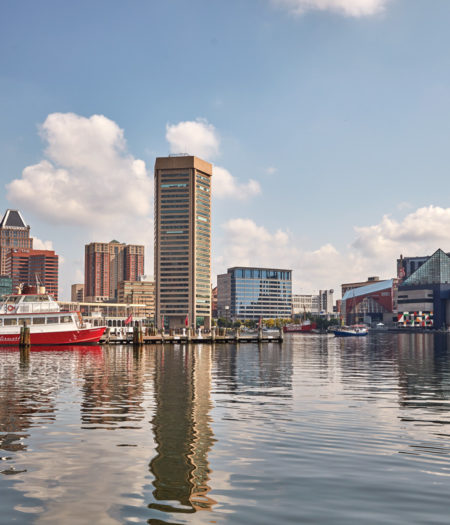 Daytime image of the Inner Harbor