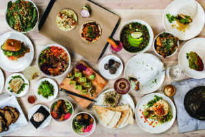 Food Spread at R House