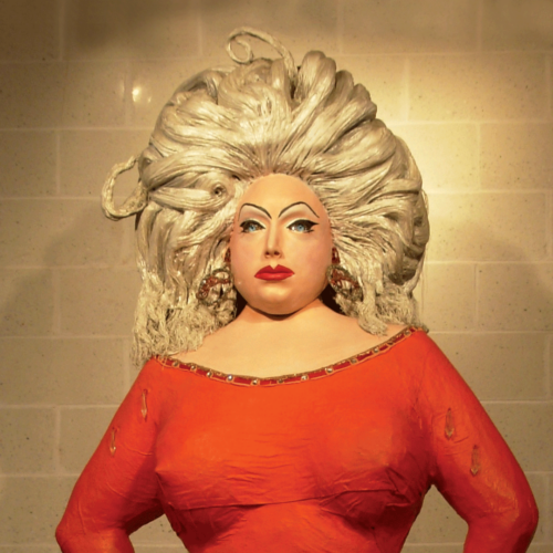 John Water's sculpture of Divine.