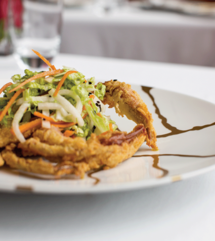 A plate of food at a Top Baltimore restaurant in Charleston.