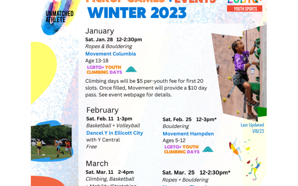 LGBTQ+ Youth Climbing Days @ Movement Hampden